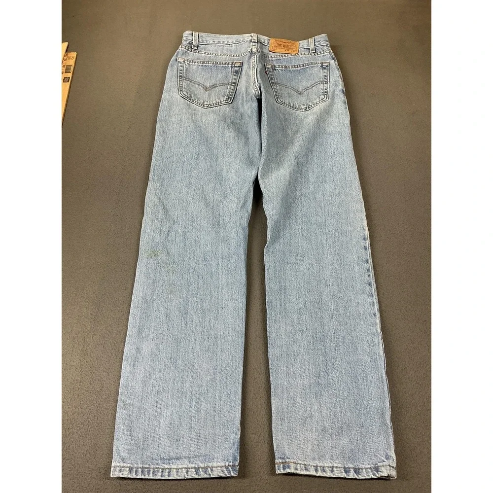 Vintage Levis 505 Jeans Mens 34x32 Light Blue Straight Regular Denim USA Y2K
